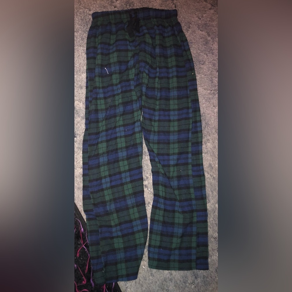 Plaid pj pants